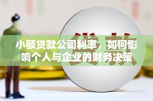 丰台小额贷款公司利率，如何影响个人与企业的财务决策