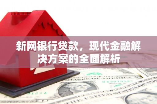 丰台新网银行贷款，现代金融解决方案的全面解析