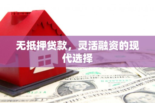 丰台无抵押贷款，灵活融资的现代选择