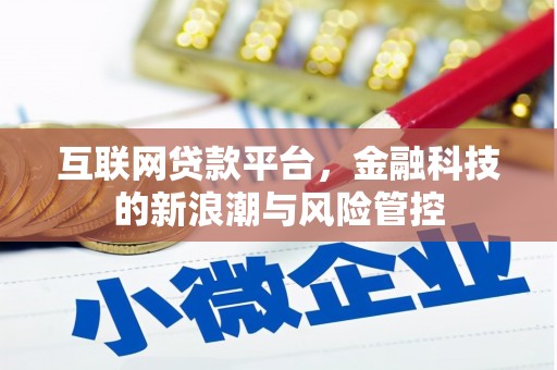 丰台互联网贷款平台，金融科技的新浪潮与风险管控
